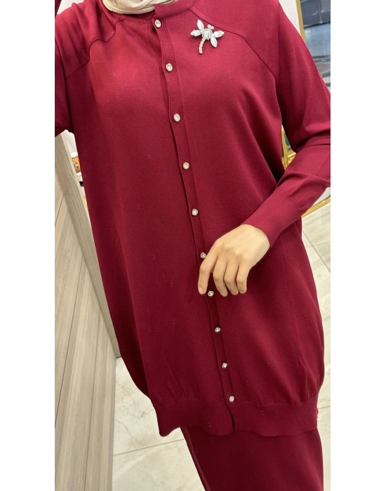 İnvee Yususfçuk Hırka Bordo