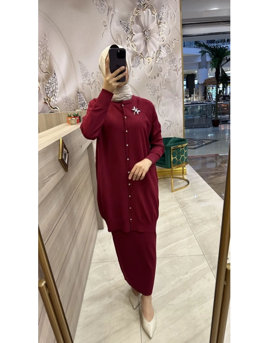 İnvee Yususfçuk Hırka Bordo