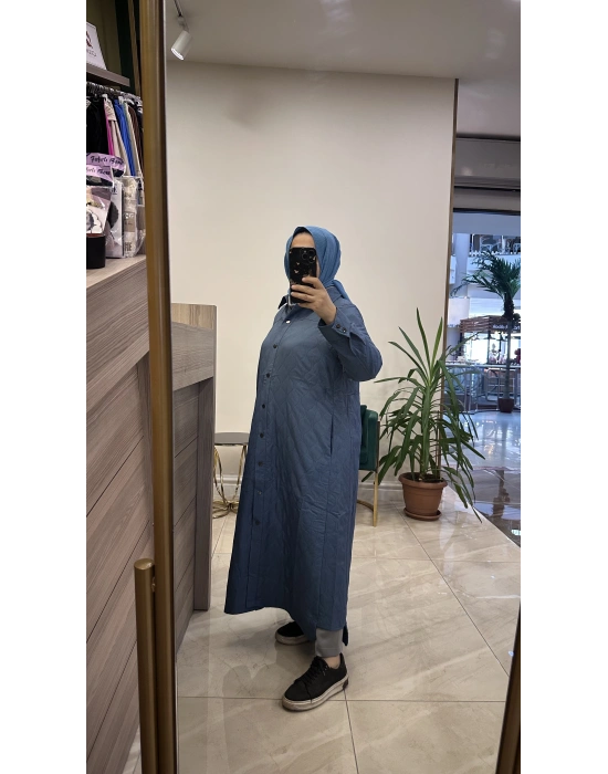 Kapitone Kap İndigo