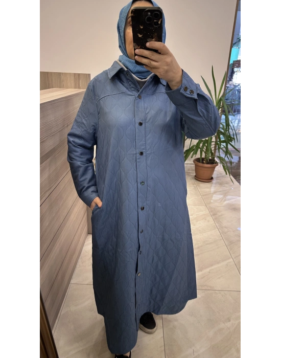 Kapitone Kap İndigo