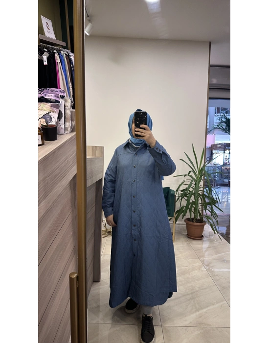 Kapitone Kap İndigo