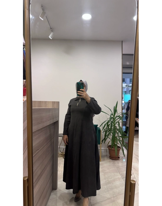 Magazin 1533 Denim Elbise Antrasit