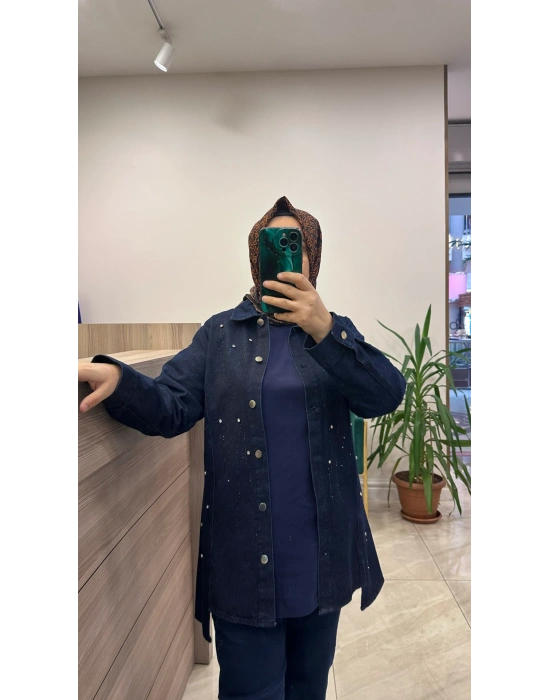 Magazin 7456 Kot Ceket Lacivert