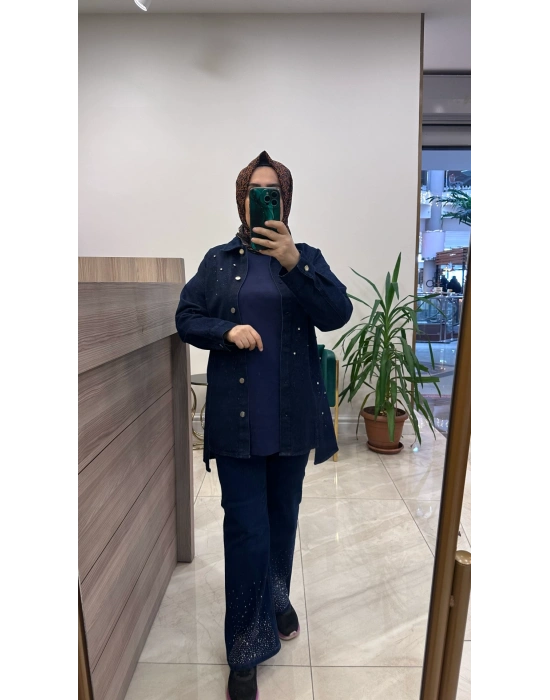 Magazin 7456 Kot Ceket Lacivert