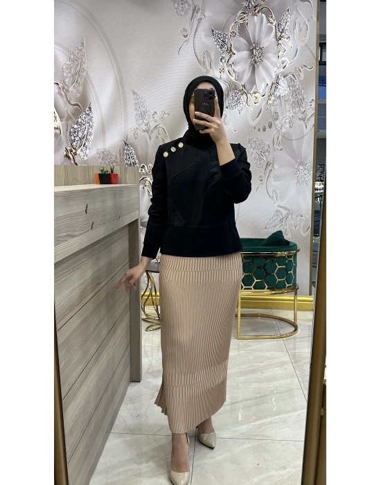 Misswhence 34044 Siyah Tunik