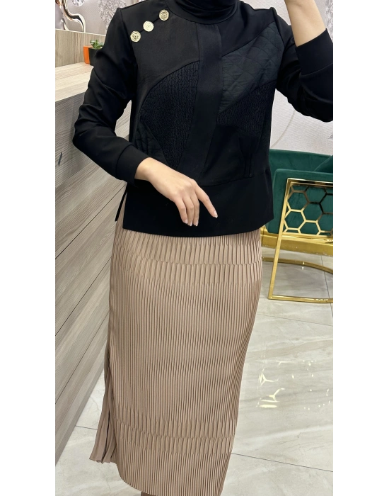 Misswhence 34044 Siyah Tunik