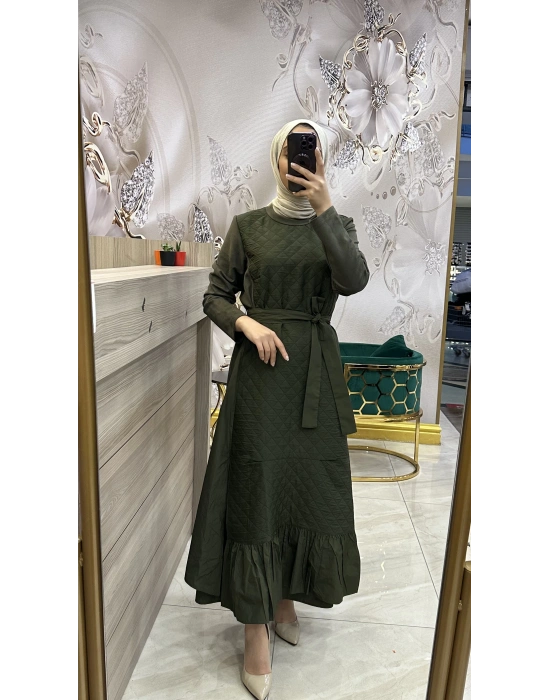 Misswhence 34814 Yeşil Elbise