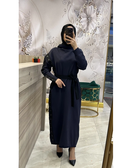 Misswhence 34817 Antrasit Elbise