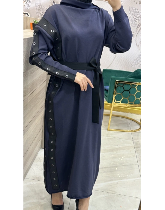 Misswhence 34817 Antrasit Elbise