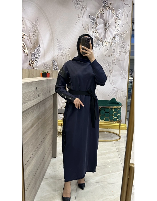 Misswhence 34817 Antrasit Elbise