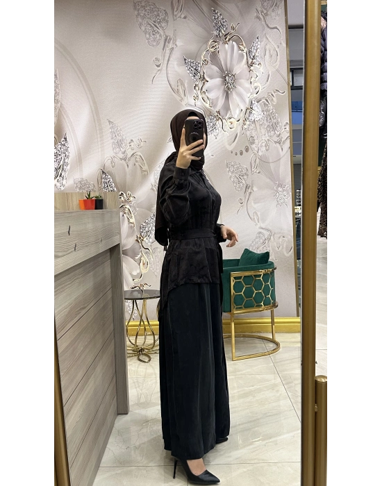 Misswhence İpek Elbise Kahverengi