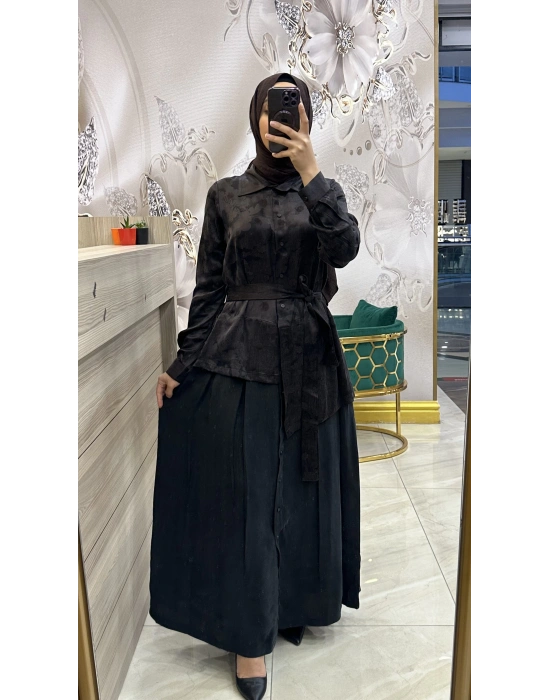 Misswhence İpek Elbise Kahverengi