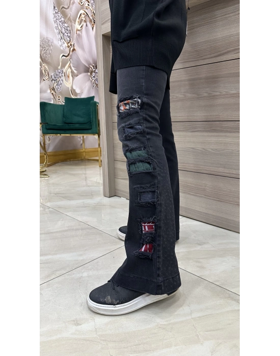 Misswhence İspanyol Paça Kot Pantolon