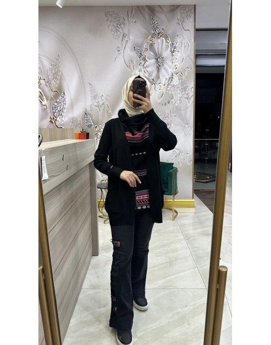 Misswhence İspanyol Paça Kot Pantolon