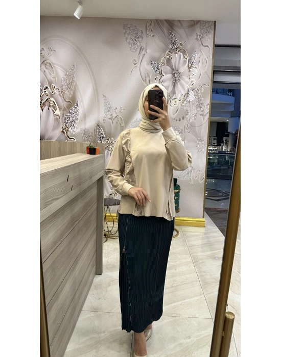 Misswhence Tunik Bej