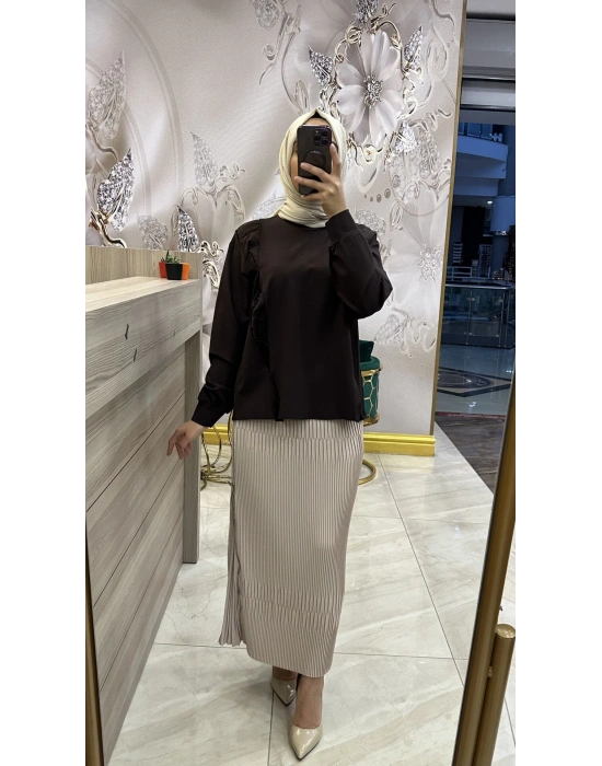 Misswhence Tunik kahve