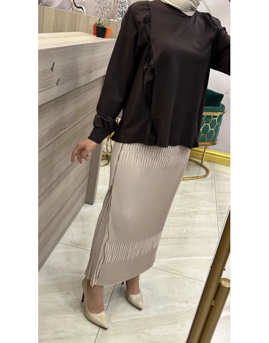 Misswhence Tunik kahve