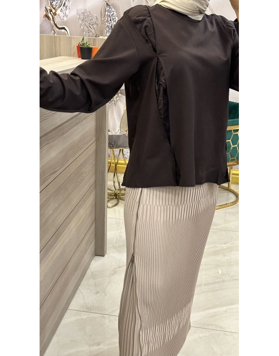 Misswhence Tunik kahve