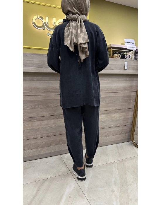 Niqozza Dar Paça İpek Pantolon