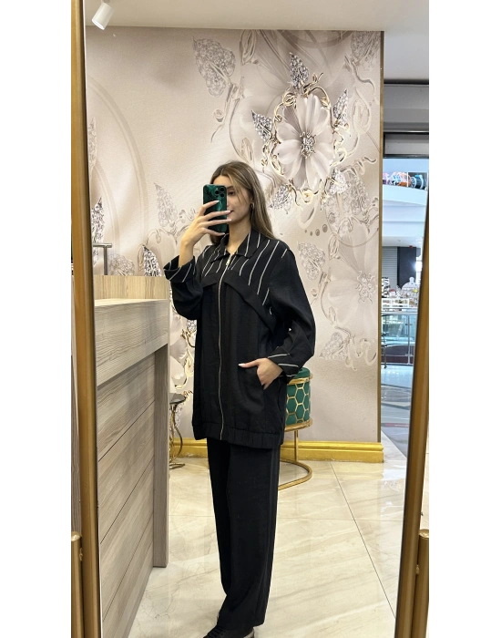 NS-25Y1048 Takım Siyah