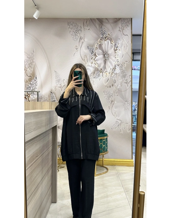 NS-25Y1048 Takım Siyah