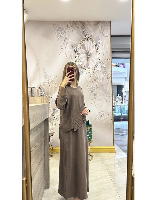 NS-25Y2031 Çikolata Elbise