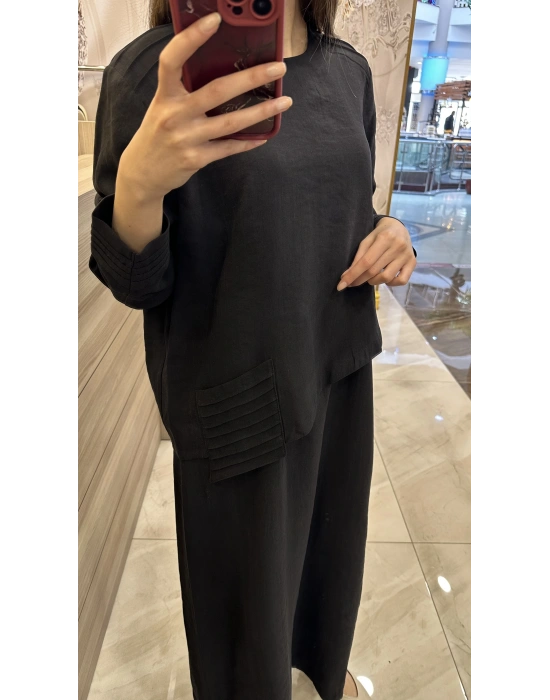 NS-25Y2031 Siyah Elbise