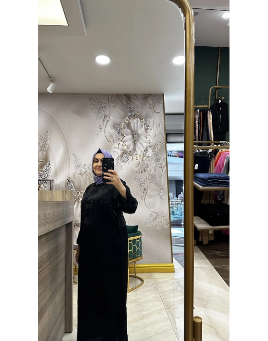 NS-25Y2033 Siyah Elbise