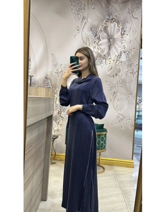 NS-25Y2057 Elbise Lacivert