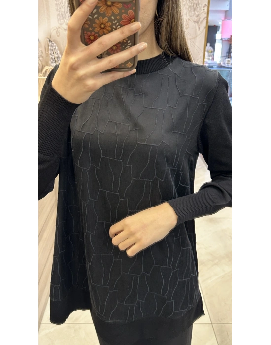 NS-25Y3012 Tunik Siyah