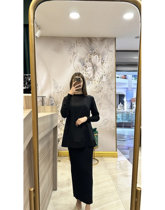 NS-25Y3012 Tunik Siyah