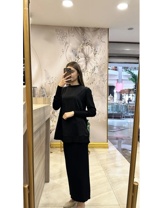 NS-25Y3012 Tunik Siyah