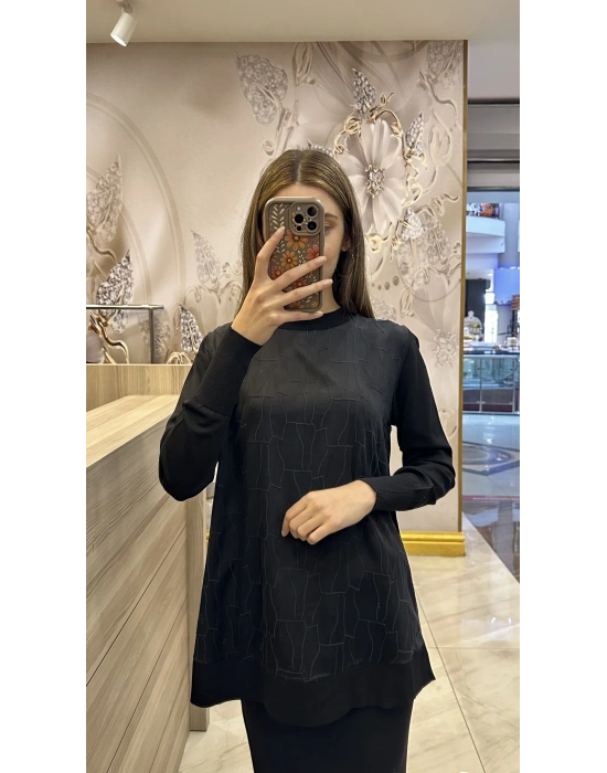 NS-25Y3012 Tunik Siyah