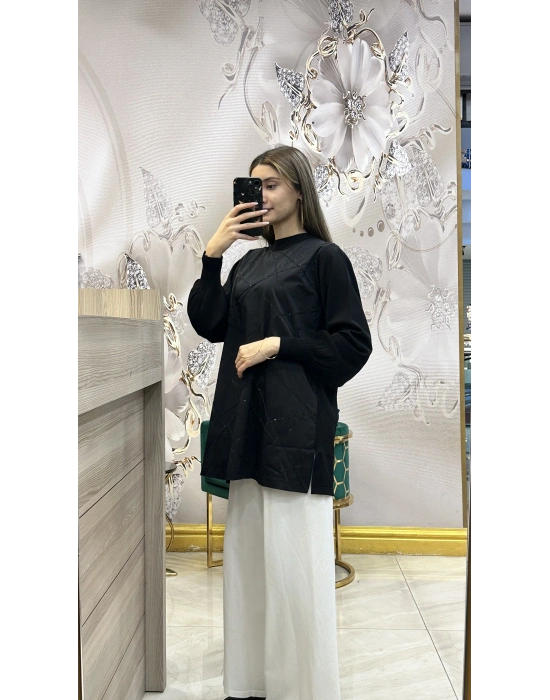 NS-25Y3016 Tunik Siyah
