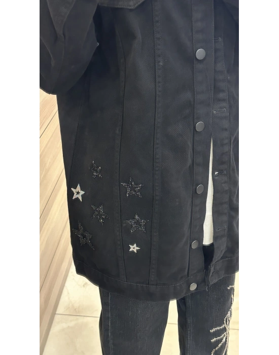 NS-25Y6044 Kot Ceket Siyah