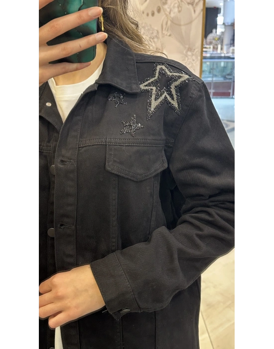 NS-25Y6044 Kot Ceket Siyah