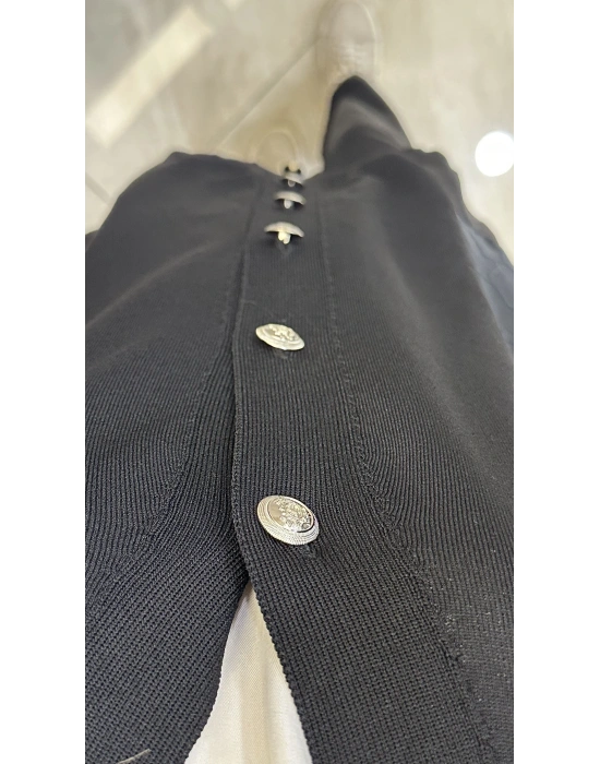 NS-25Y6051 Hırka Siyah