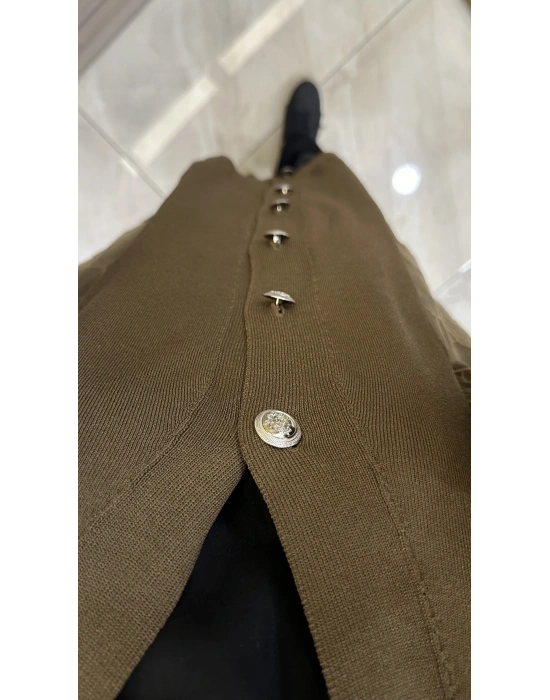 NS-25Y6051 Hırka Sütlü Kahve