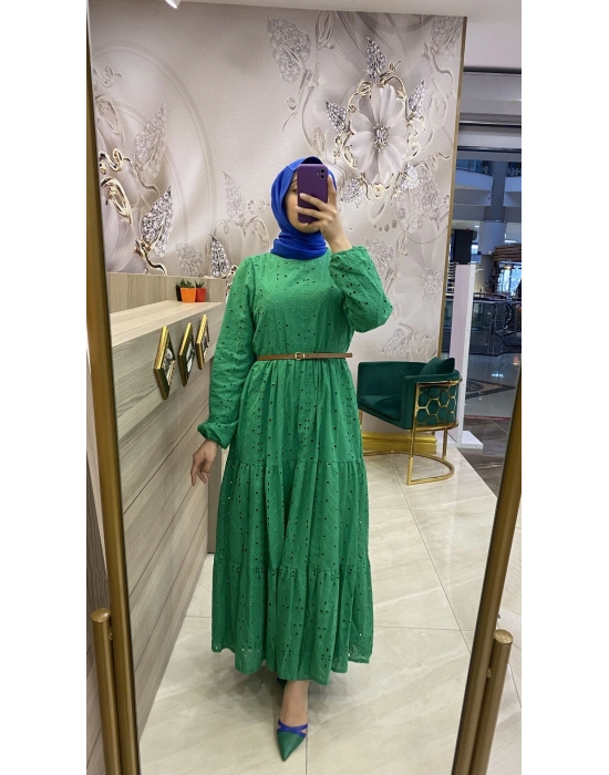 Nurcan Çetin Elbise Yeşil