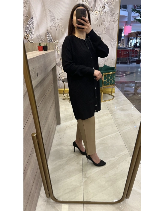 Nuss 1100 Hırka Siyah