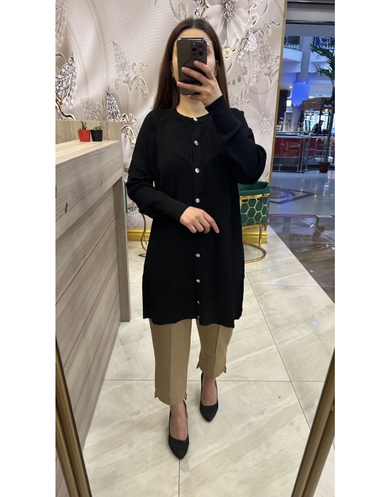 Nuss 1100 Hırka Siyah