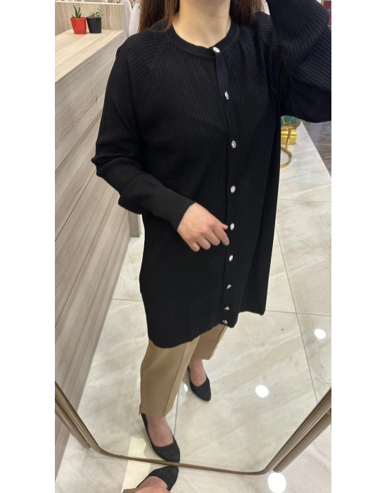 Nuss 1100 Hırka Siyah