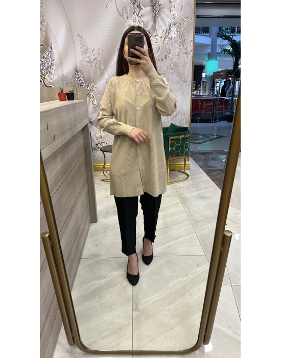 Nuss 1100 Hırka Vizon