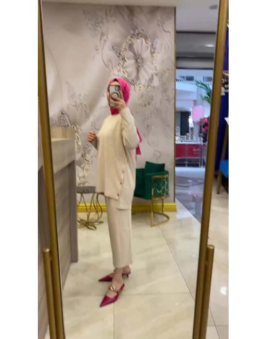 Nuss 1302 Takım Bej