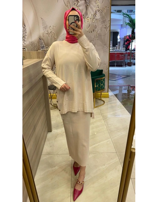 Nuss 1302 Takım Bej