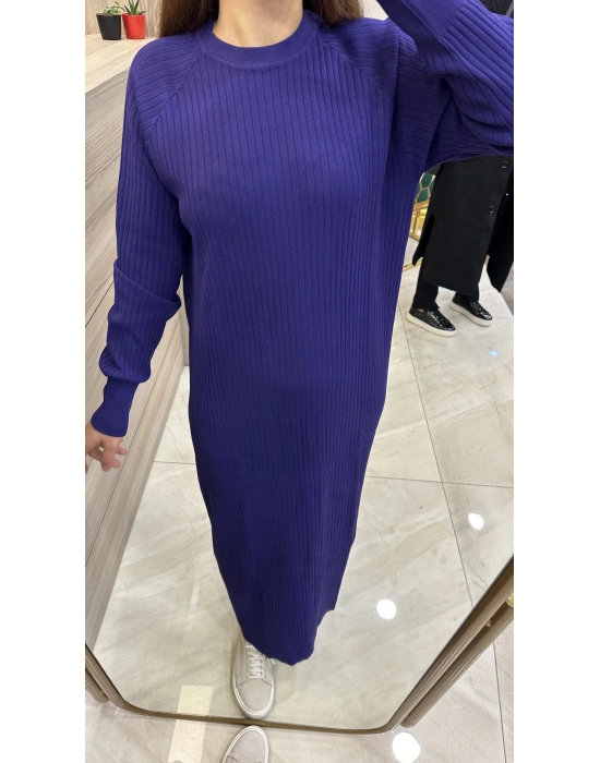 Nuss 1403 Elbise Mor