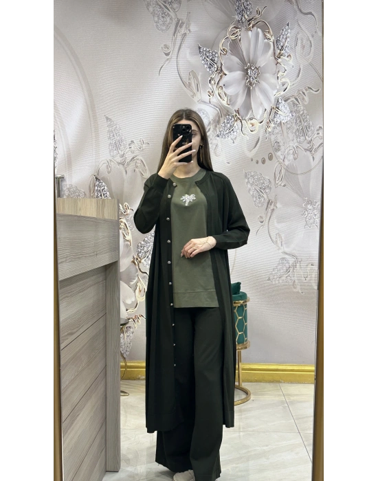 Nuss 25K002 Merserize Pantolon Haki