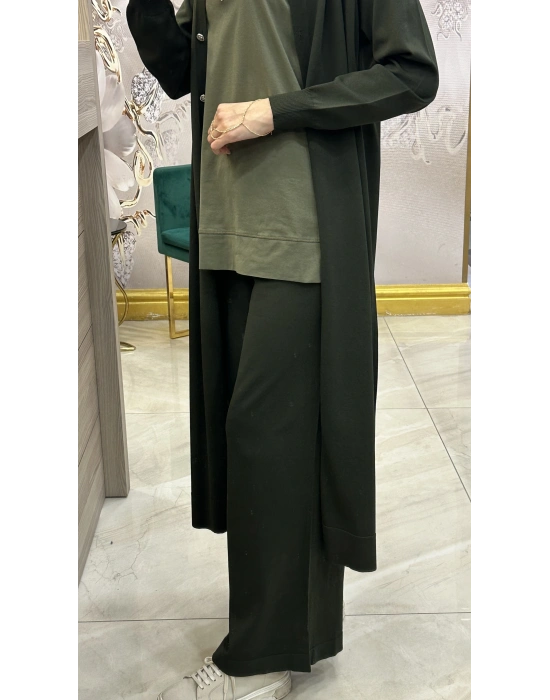 Nuss 25K002 Merserize Pantolon Haki