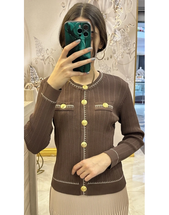 Nuss 25K1115 Hırka kahve