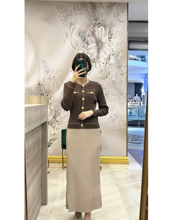 Nuss 25K1115 Hırka kahve